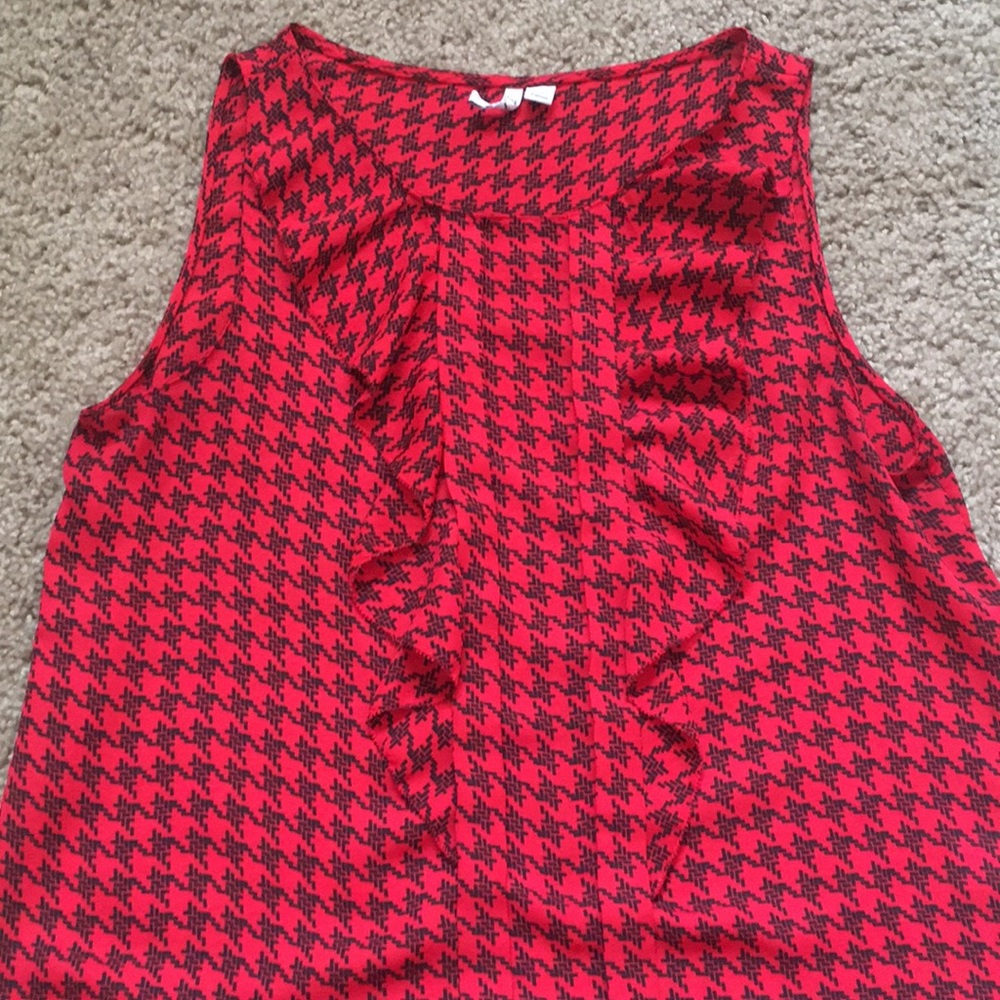 ELLE ruffle woven top